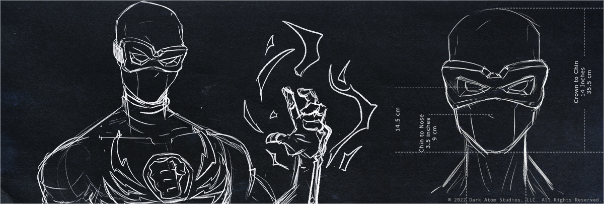 Dope Smack and Samael. Created by Joe Mexican. Illustration by Isolino Silva. © 2022 Dark Atom Studios.